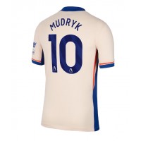 Camiseta Chelsea Mykhailo Mudryk #10 Visitante Equipación 2024-25 manga corta